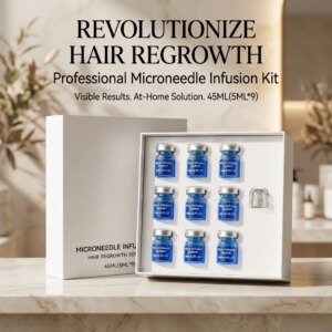 Microneedle Hair Regrowth Kit Solution Scalp Nourishing Serum For Hair Health Maintenance Needle Head Use Scalp Care Kit
