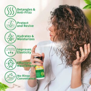 GOIPLE Hair Care Set with Moisturizing Spray, Scalp Oil and Detangle Comb for Locs, Braids, Twists and Natural Hair