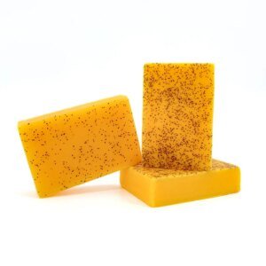 Turmeric Natural Bar Soap for Men, Lemon Kojic Acid Soap, Shower and Facial Soap