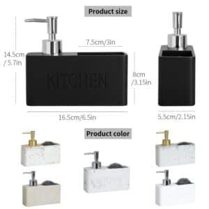 Modern Kitchen Soap Dispenser Set