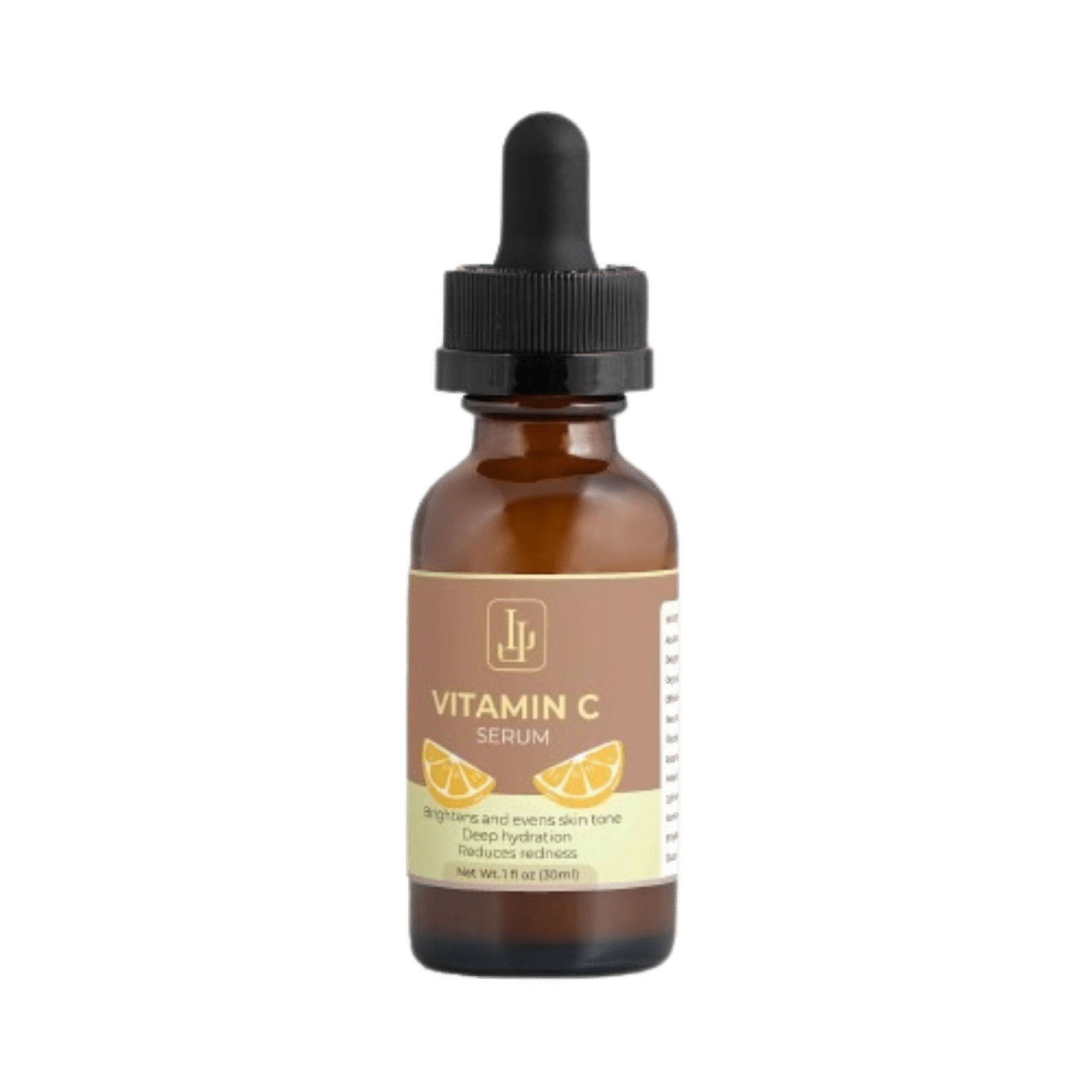 Luminouslife Vitamin C Serum in a 1 fl oz amber glass dropper bottle